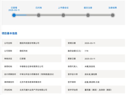富腾优配 沪深市年内首个IPO来了 傲拓科技拟科创板募资7.79亿元